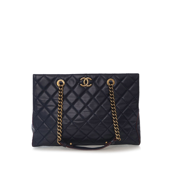 Chanel Handbags - Pre-Loved Chanel Quilted Calfskin Perfect Edge Tote